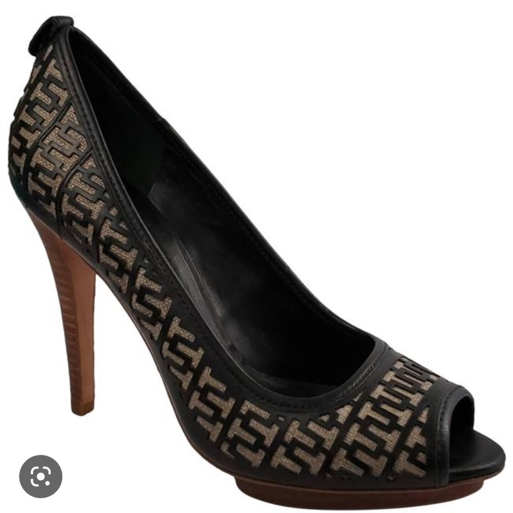 Tory Burch Peep Toe Heel